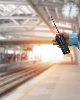 Security with walkie-talkie